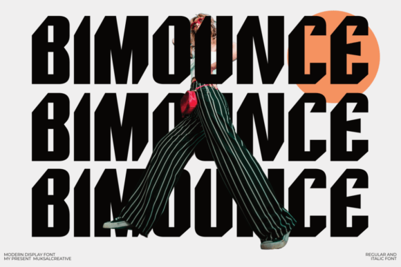 Bimounce: The Modern Display Font for Striking Visuals