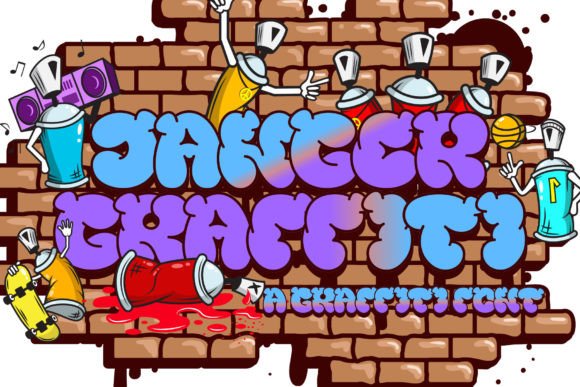Danger Graffiti: Unleashing Urban Energy in Design