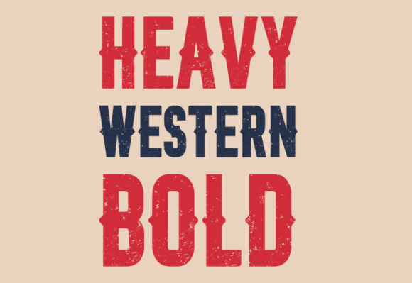 Heavy Western Bold: Unleashing Audacious Visual Impact