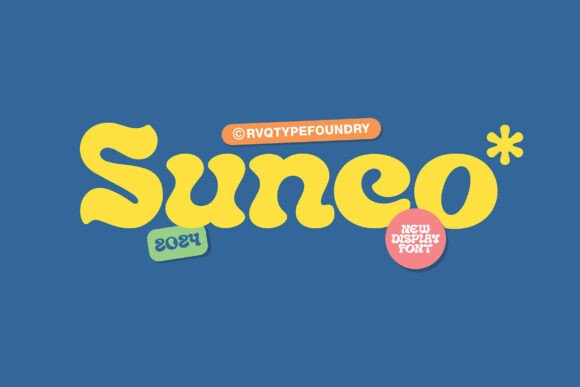 Sunco: A Unique Display Font for Modern Designers